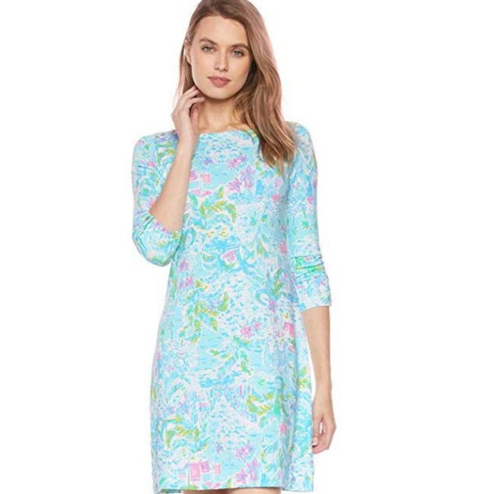 NWT Lilly Pulitzer UPF 50+ Sophie Dress in What A Lovely Place